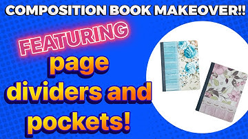 AWESOME!!  easy composition book makeover! GREAT CRAFT FAIR ITEM OR GIFT!!