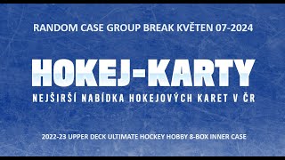 WWW.HOKEJ-KARTY.CZ LIVE CASE RANDOM GROUP BREAK Květen 07-2024, 22-23 UD Ultimate Hockey