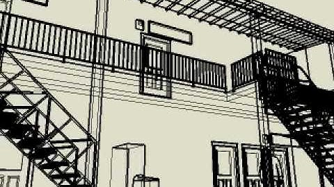 sketchup flythrough & photo match test!