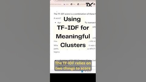 TF-IDF for Meaningful Clusters: Unlocking Transaction Data with Text Analysis | Join techX