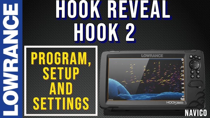 Lowrance Hook²-4x 4 Bullet Fishfinder Transom Mount Bullet Skimmer Transducer