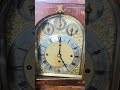 English bracket clock Westminster chimes on 4 bells #bracketclock #vintage