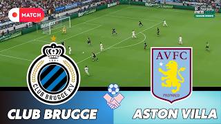 ASTON VILLA vs CLUB BRUGGE | Champions League 2026 Simulation | eFootball PES 21 Realistic Gameplay screenshot 1