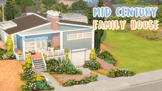 Mid Century Family House  || (no CC) The Sims 4 Speed Build #sims4growingtogether #sims4speedbuild