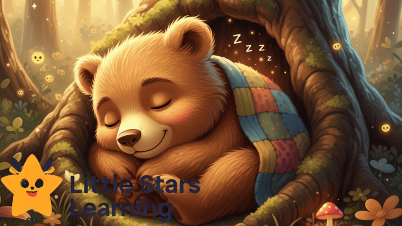 Sleepy Bear Lullaby Song For Kids Song! Nursery Rhymes Calm Song