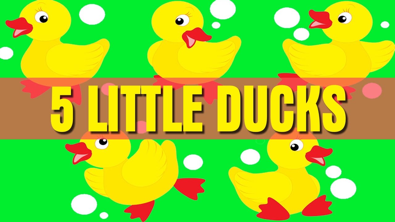 5 Little Ducks and more | Nursery Rhymes Songs Lyrics and Action 4K ...
