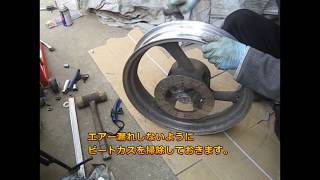 DURO（ﾃﾞｭｰﾛ）ﾘﾔﾀｲﾔを交換＆サスのバネ調整してみた！！110/70-17&140/70-17 YAMAHA FZX250 ZeaL