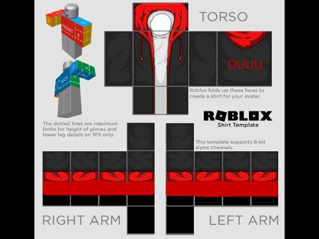 How to make a roblox shirt 