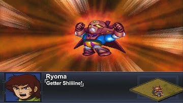 [ENG Sub]Super Robot Wars Alpha 2 - Getter Dragon Attacks | 第2次スーパーロボット大戦α - ゲッタードラゴン 全武装