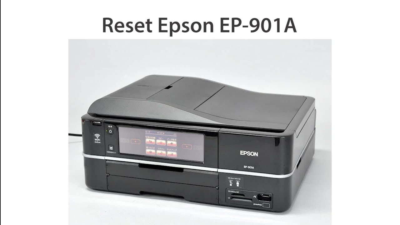 Reset Epson EP 901A Wicreset Key - YouTube
