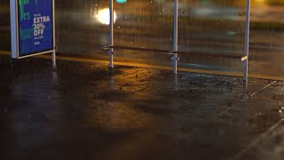 Rainy Bus Stop Animation screenshot 1