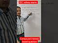 compound interest based question are scoring 🤔❓#compoundinterest#mathstricks#rrbgroupd