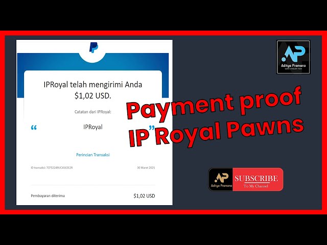 How much does 25GB of data Earn??? - Pawns app Review - IP Royal Pawns 