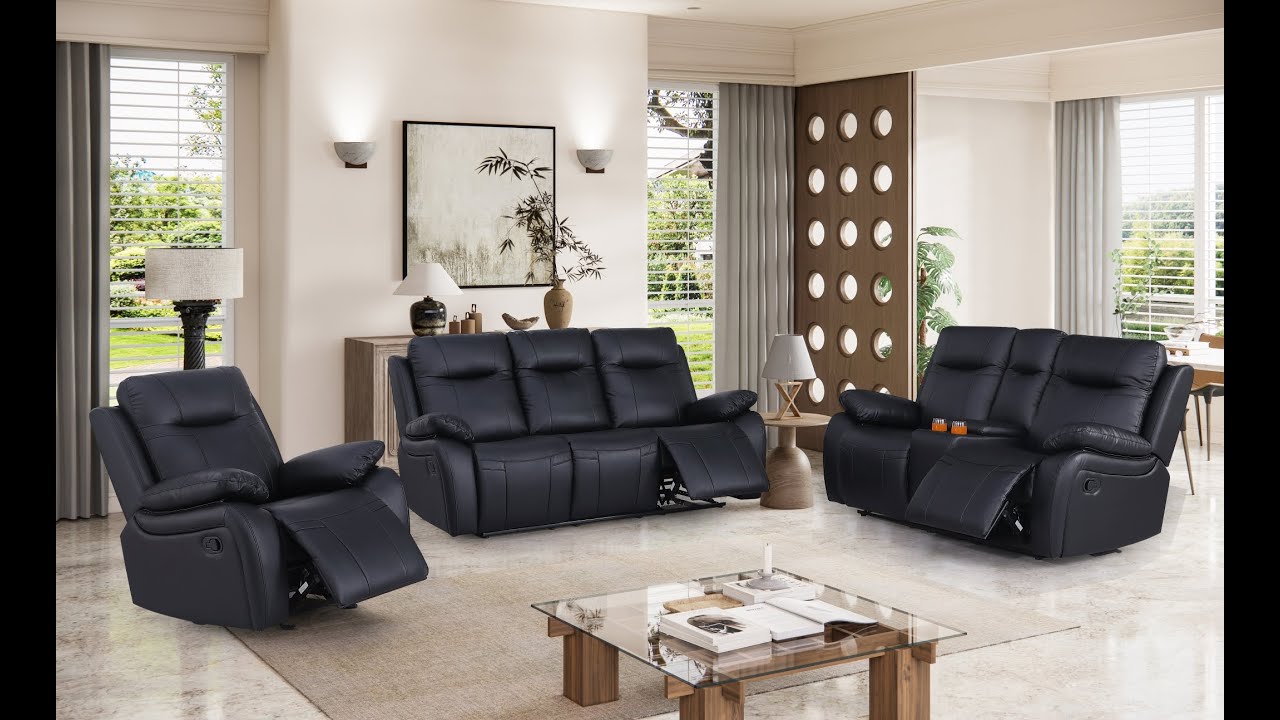 Assemble Instruction For Manual Leather Recliner10086/11087/10088 - YouTube