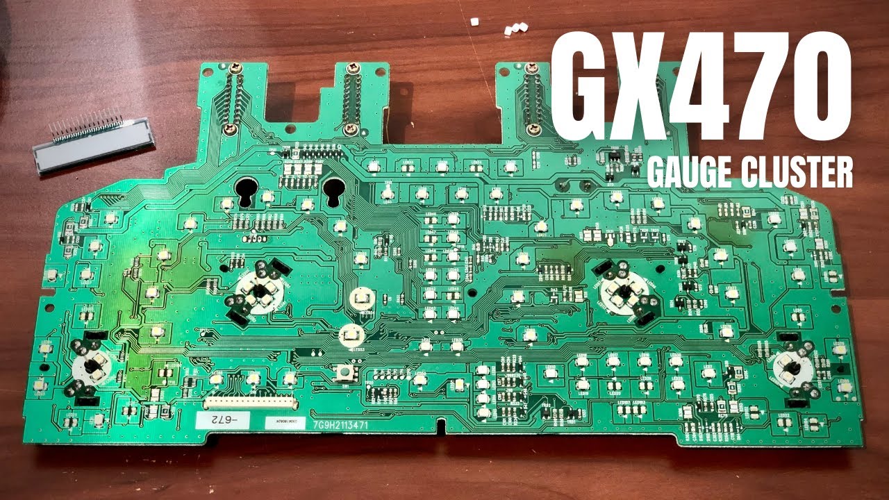Results Soldering in SMD LED Lexus GX470 Dash Gauge Cluster