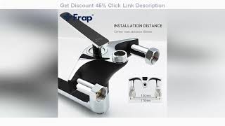 Top Frap Bathroom Faucet Black Rain Shower Head Faucet Wall Mounted Bathtub Shower Mixer Tap Shower