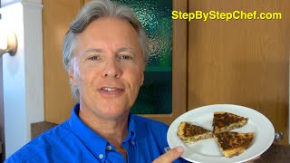 Easy Refried Bean & Fiesta Cheese Quesadilla Recipe -- StepByStepChef.com