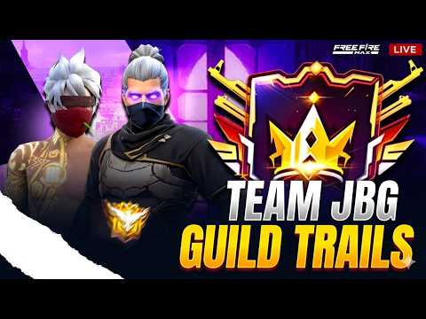 FF LIVE IN TELUGU || GUILD TRAILS 📈 || MAD REACTIONS 🔥 || #freefirelivetelugu #jbg #jerrybhaigamin