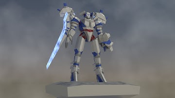 Mecha Modeling Time-Lapse - Anime Design Style - Blender 3D