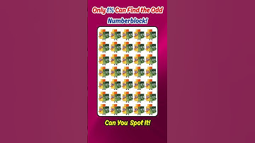 Only 1% Can Find the Odd One Numberblock! 🔢👀 Can You Beat the Challenge?