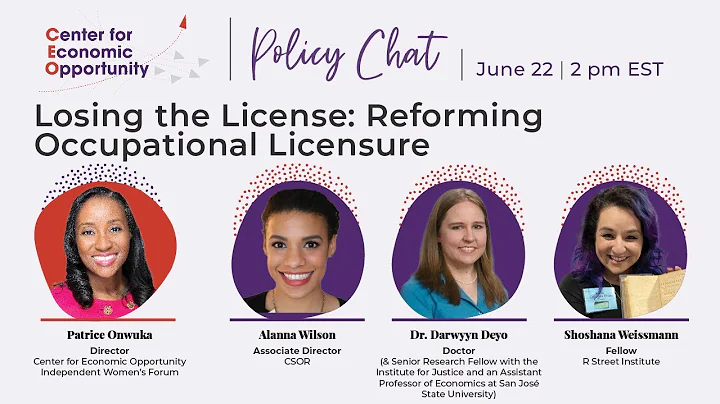Losing the License: Reforming Occupational Licensure