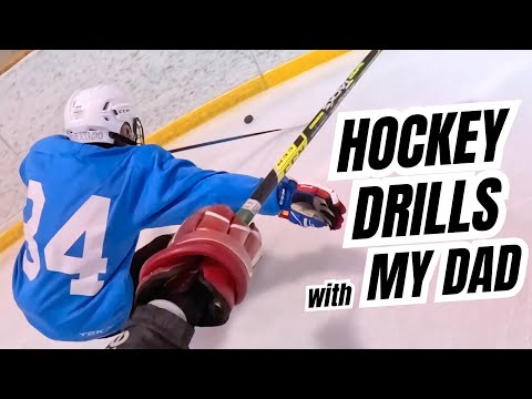 Hockey Drills "Passing, Puck Protection, 1on1 & Shot"