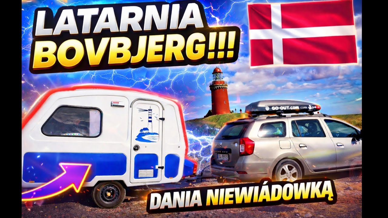 #234 Klify i Latarnia Bovbjerg !!! Bunkry i Nowa Miejscówka na Noc! Dania Niewiadówką !!!
