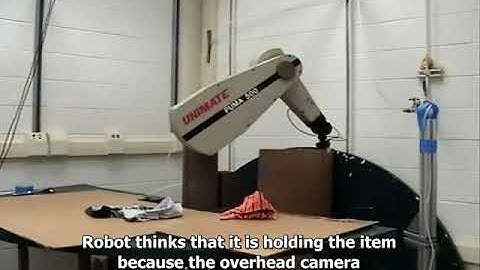 Robotic clothing classification