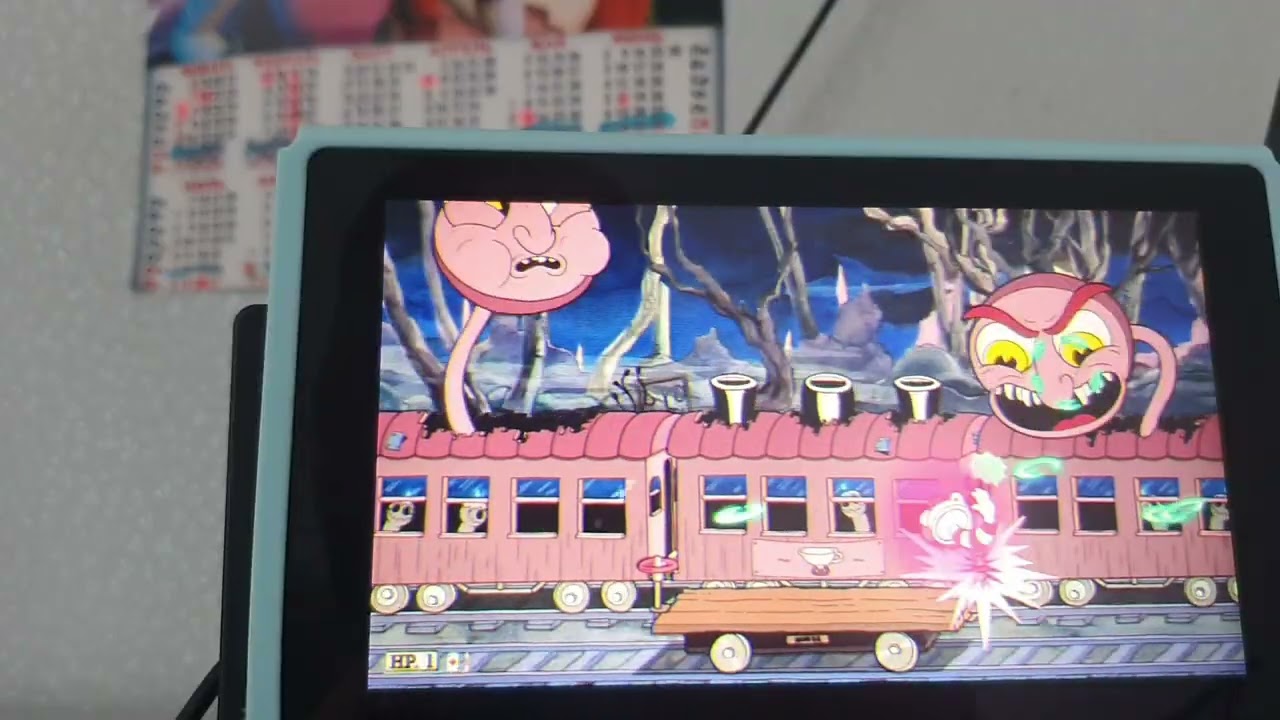 Cuphead. Как пройти поезд экспресс.