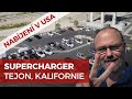 Jak vypadá nabíjení v americe? | Supercharger Tejon v Kalifornii | TESLACEK.TV