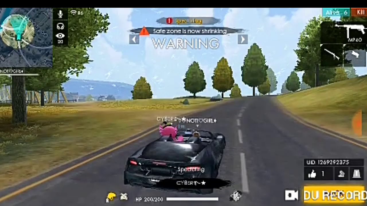 Hacking on free fire gamelet's look that how to do