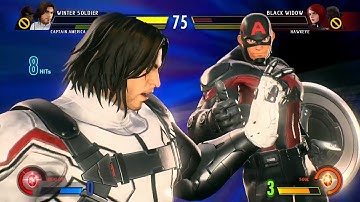 MARVEL VS. CAPCOM: INFINITE Winter Soldiers & Captain American Hyper Combo Easter Egg!