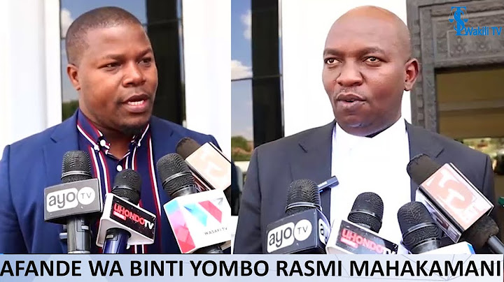 Afande Aliyetajwa Kesi ya 'Binti Yombo' Rasmi Mahakamani na Wakili Madeleka
