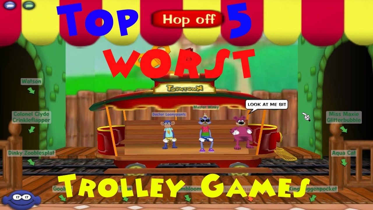 Top 5 Worst Toontown Trolley Games