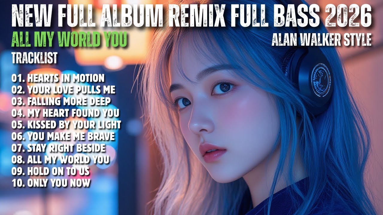 ALAN WALKER STYLE X SAHARA || ALL MY WORLD YOU || NEW FULL ALBUM REMIX FULL BASS 2026