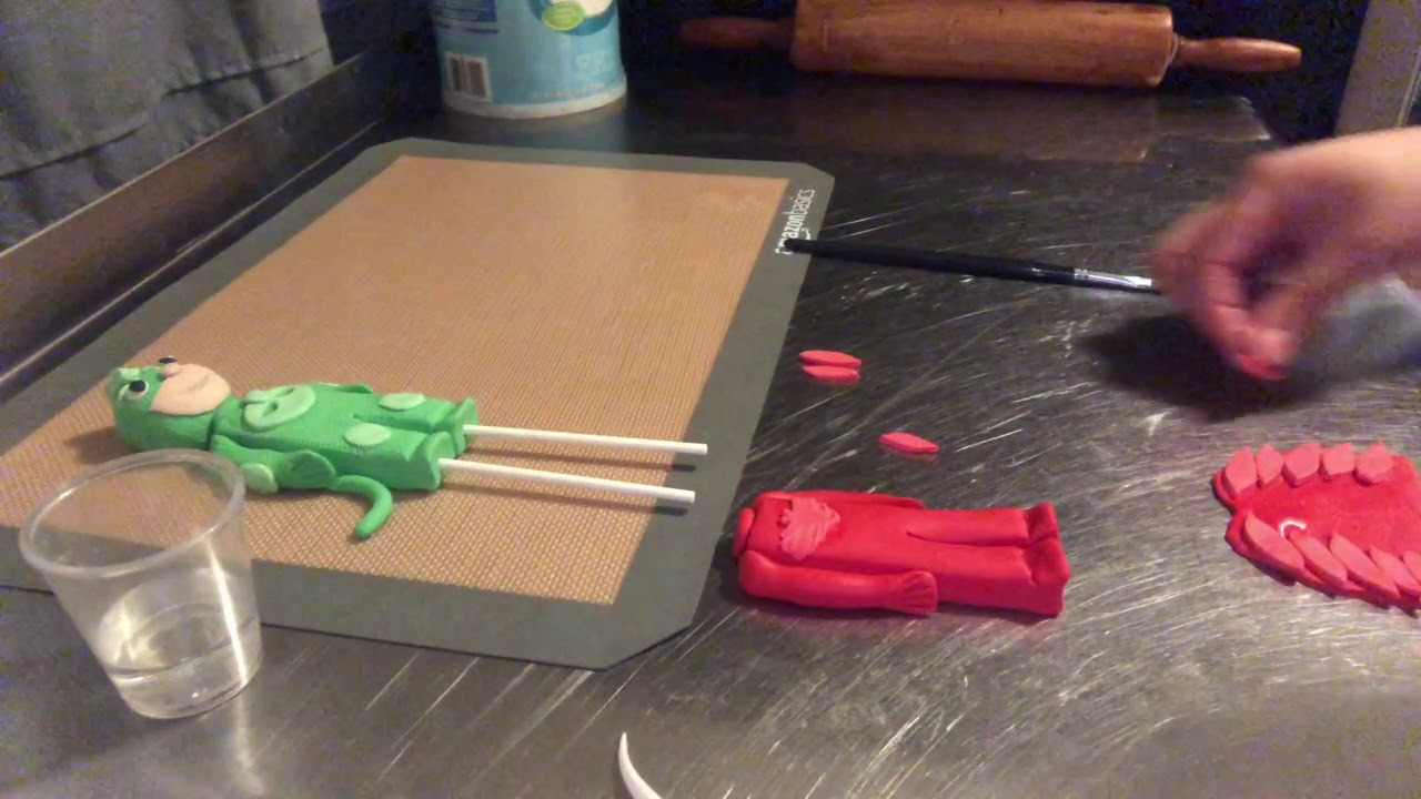 How To Make Pj Mask Fondant Cake Toppers