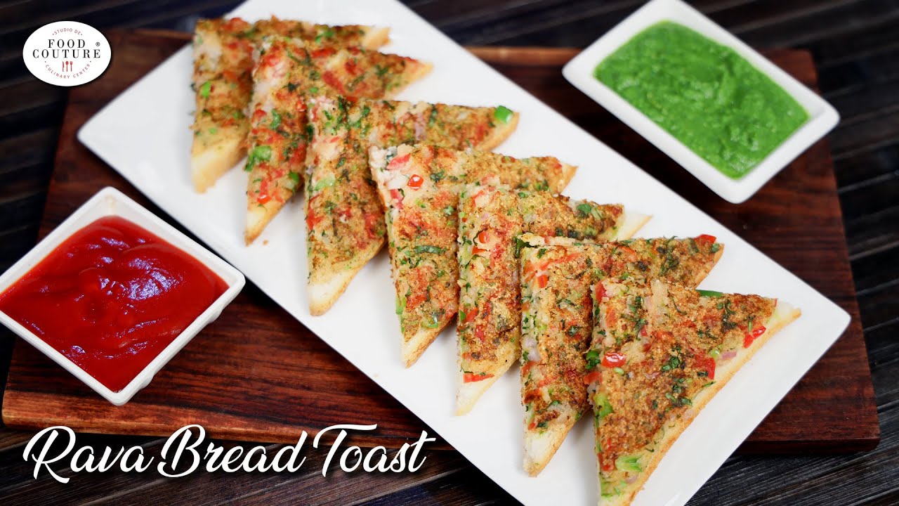Rava Bread Toast | रवा ब्रेड टोस्ट | Instant Semolina Toast