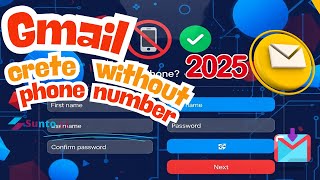 Latest Secret Gmail New Method 2025 |Create Unlimited Gmail Without Phone Number |100% Working Trick