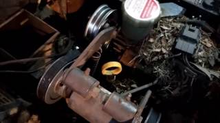 Walker mower squealing, lacking ground speed and blade power. Walker Lawnmower No Power Not Running