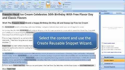 Content Reuse Made Simple with SmartDocs