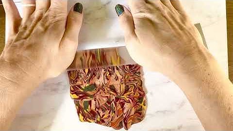NEW Polymer Clay Marbling Technique