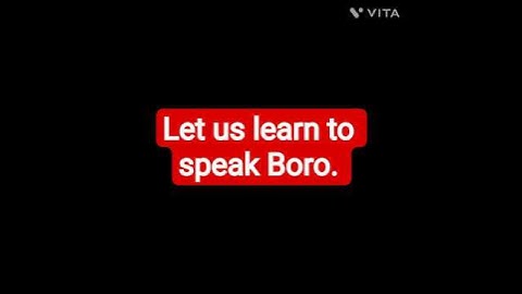 Boro language speaking course