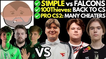 donk MAD at Zweih, CS2 Pros Cheating, s1mple vs m0NESY, NiKo & Kyousuke, 100T BACK | CS2 News