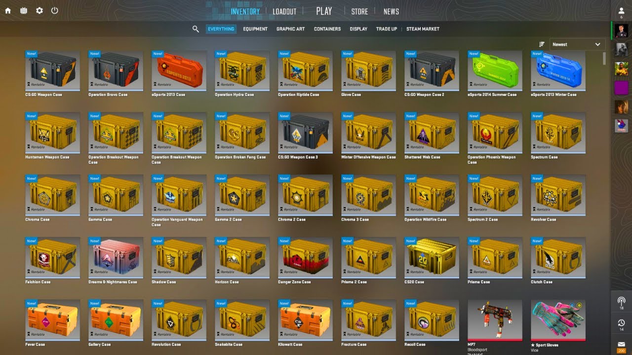 I Unboxed Every Case in CS2 - YouTube