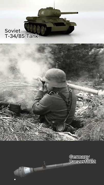 Smoking Soviet T-34 Tanks VS German Panzerfaust #worldwar2