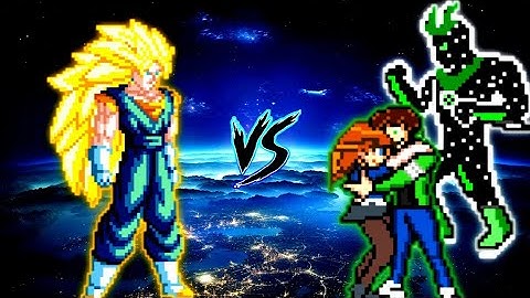 Super Vegito AI V3 OP VS Ben 10 S3 V4 OP (all form) in Jump Force Mugen