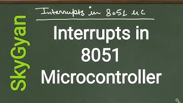 Interrupts in 8051 Microcontroller l Electronics l Diploma l Engg l Polytechnic l Skygyan