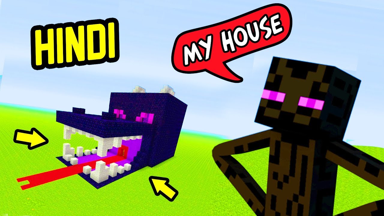 I Created ENDERMAN'S Dragon Skull House | MINECRAFT HINDI