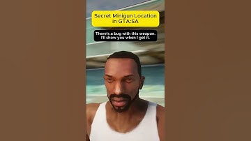 Secret location with a minigun in GTA:SA #shorts #gta  #samp #gtasanandreas