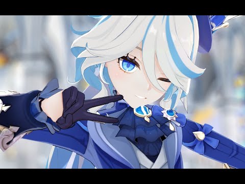 【原神 MMD／4K／60FPS】フリーナ【恋愛裁判】